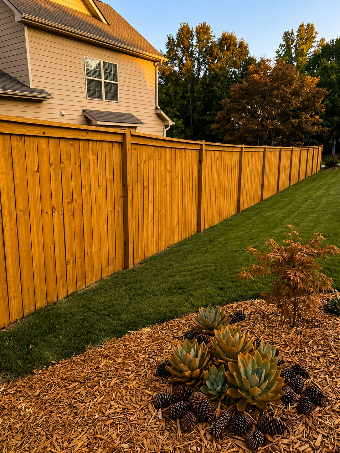 Wooden Fence & Gate